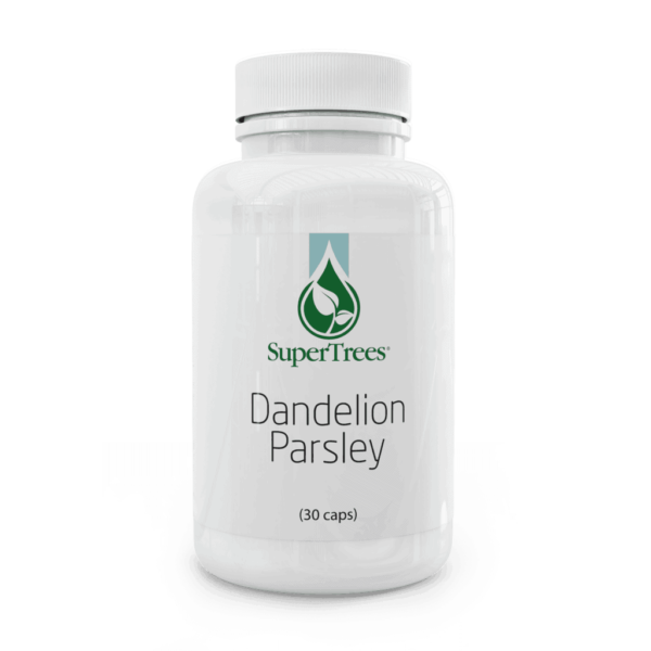 SuperTrees Botanicals - Herbal Supplements - Herbal Diuretic - Dandelion Parsley - 30 capsules
